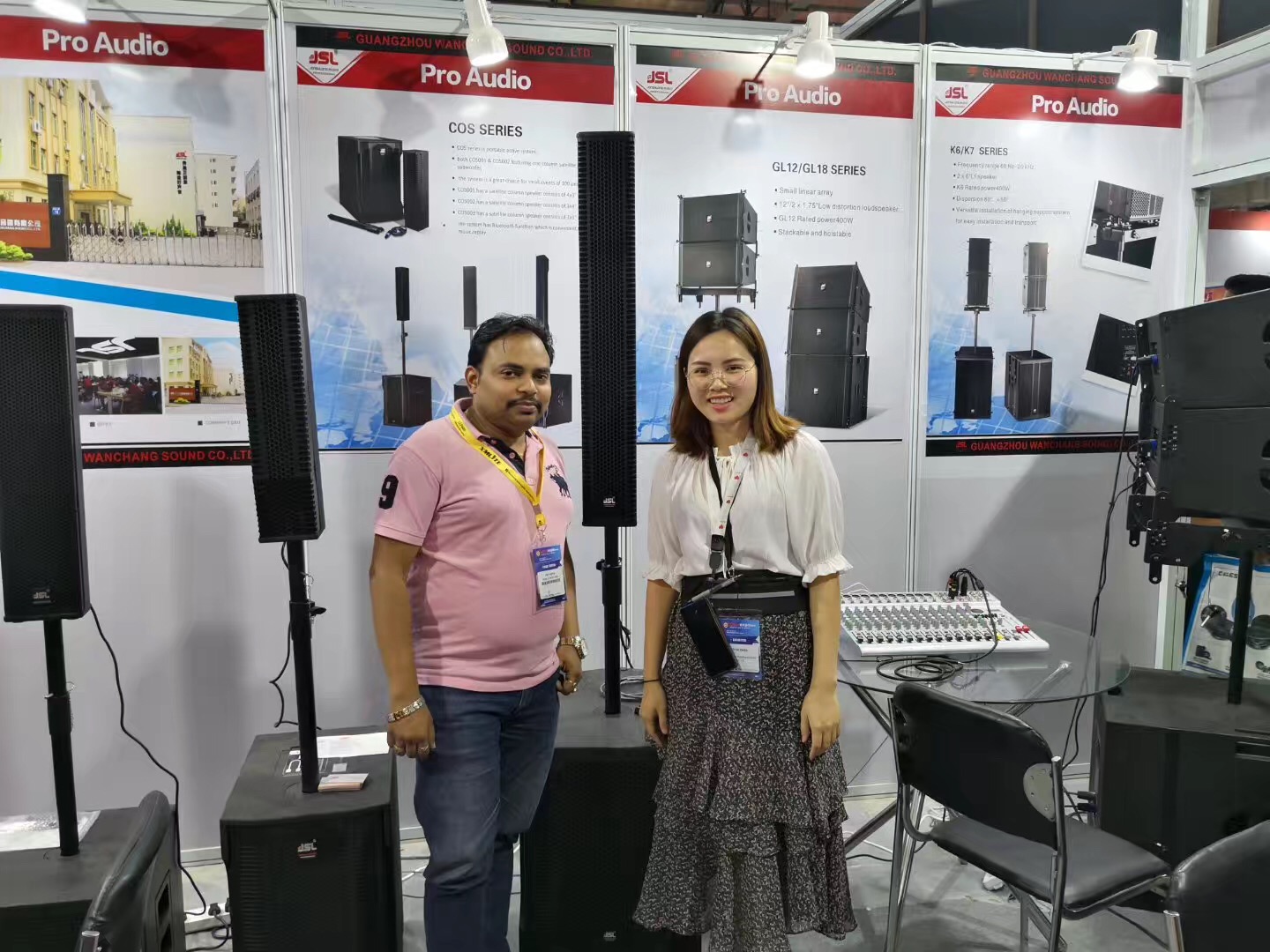 JSL91免费国产黄色软件音响出席印度孟买PALM Expo India 2019